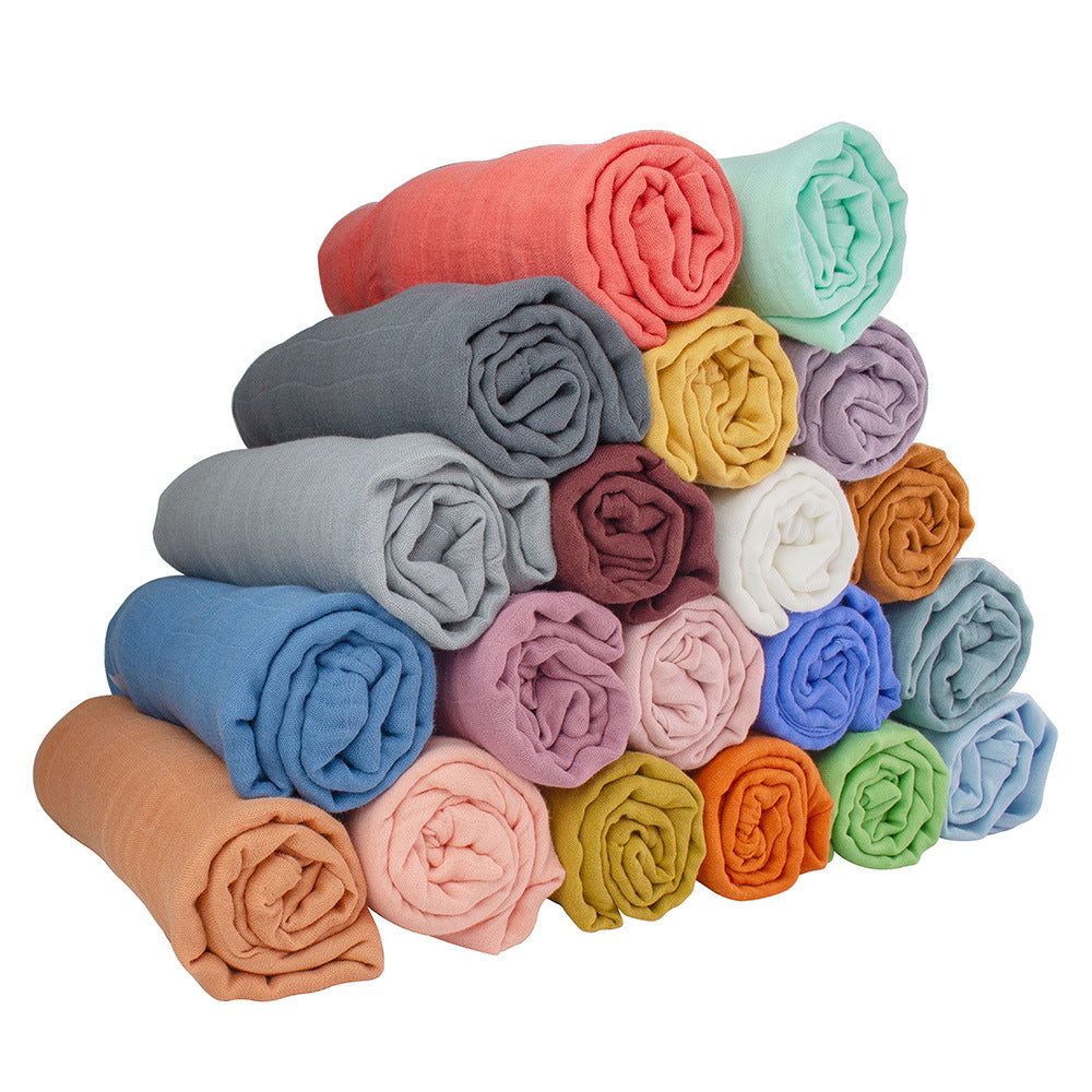 Solid Baby Muslin Swaddle
