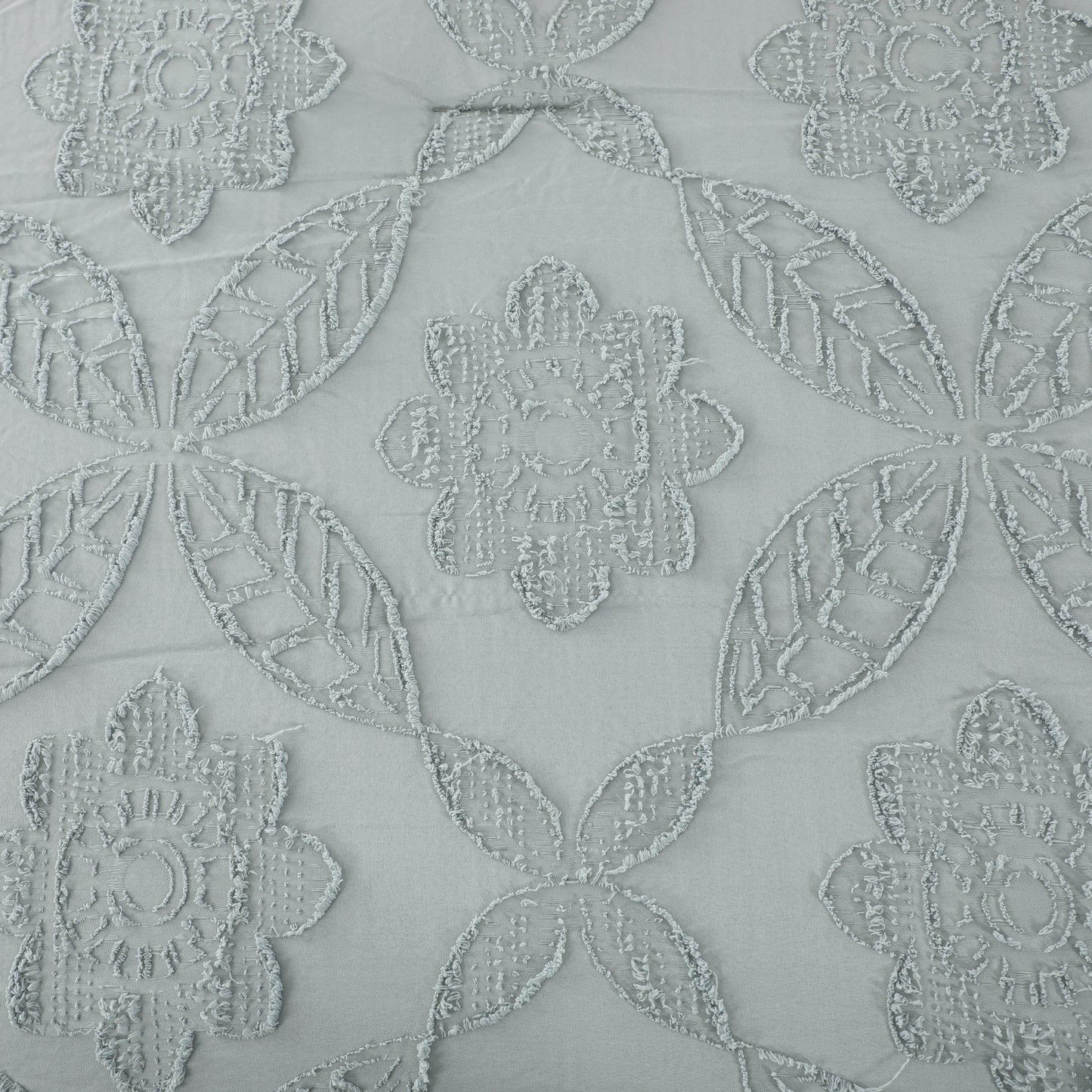 Green Textured Tufted Comforter Sets