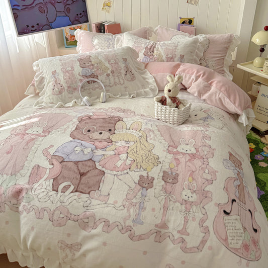 Cute Kids Cartoon Characters Comforter Sets