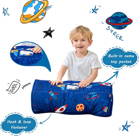 Rocket Printed Kid Nap Mat