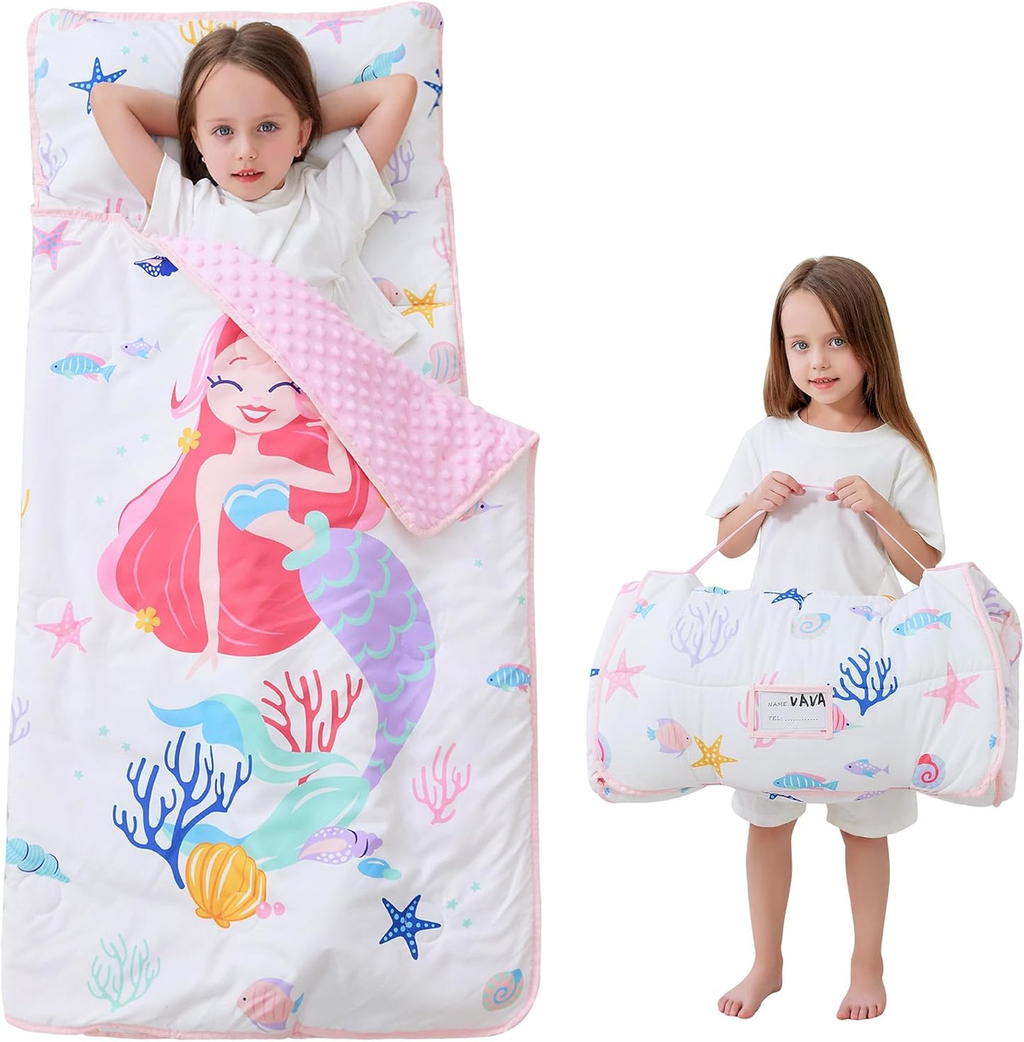Mermaid Printed Kid Nap Mat
