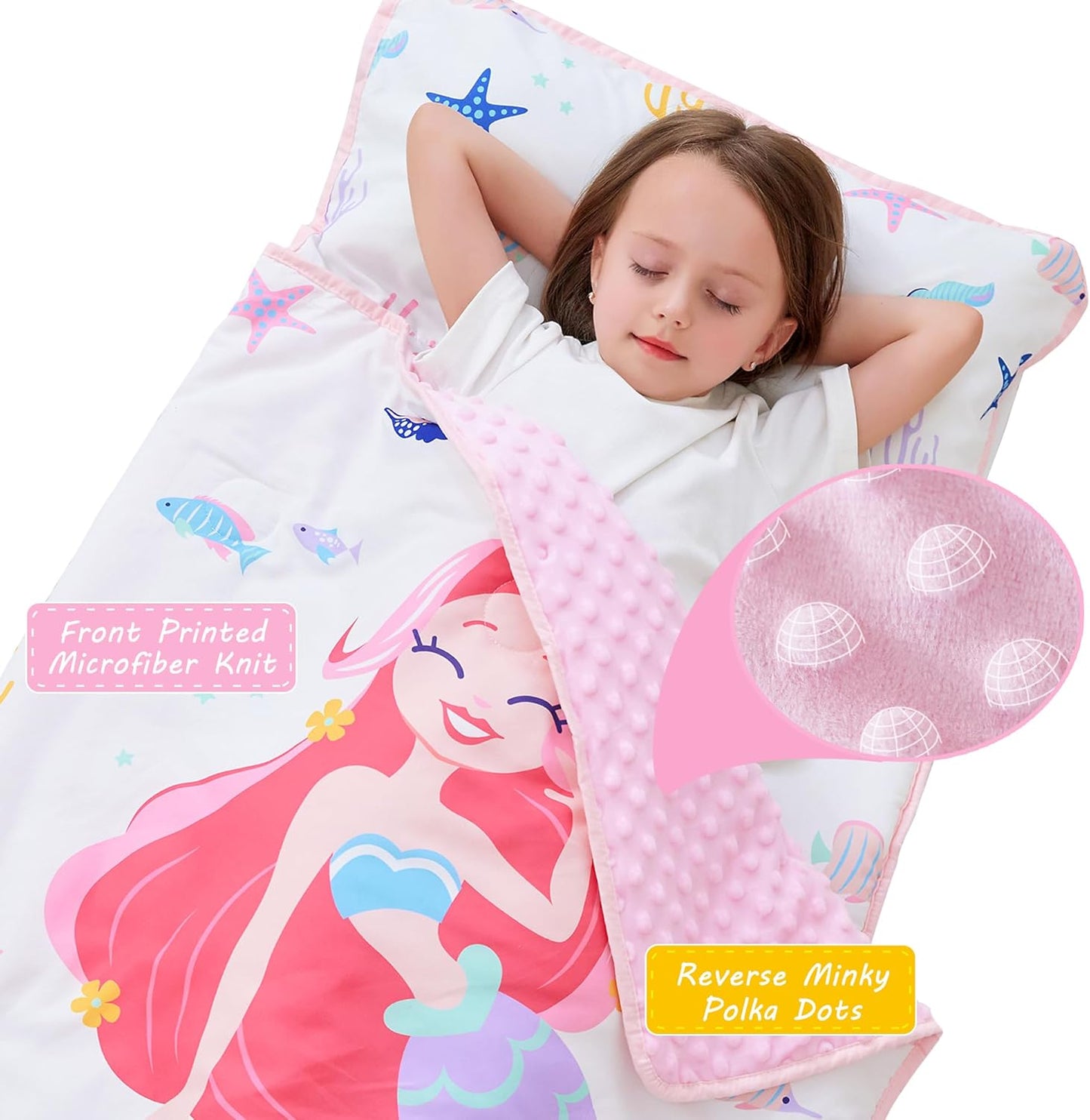 Mermaid Printed Kid Nap Mat
