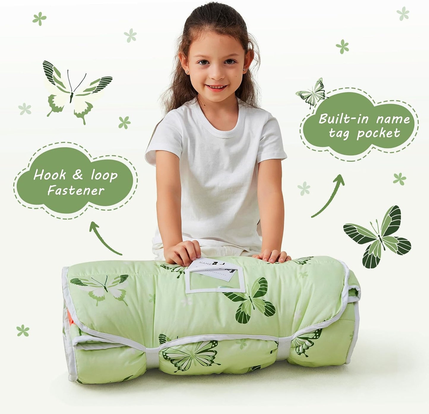 Butterfly Printed Kid Nap Mat