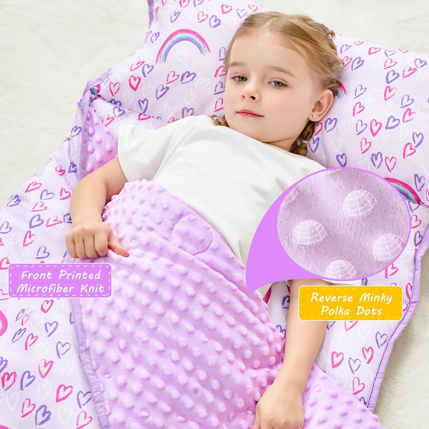 Rainbow Printed Kid Nap Mat