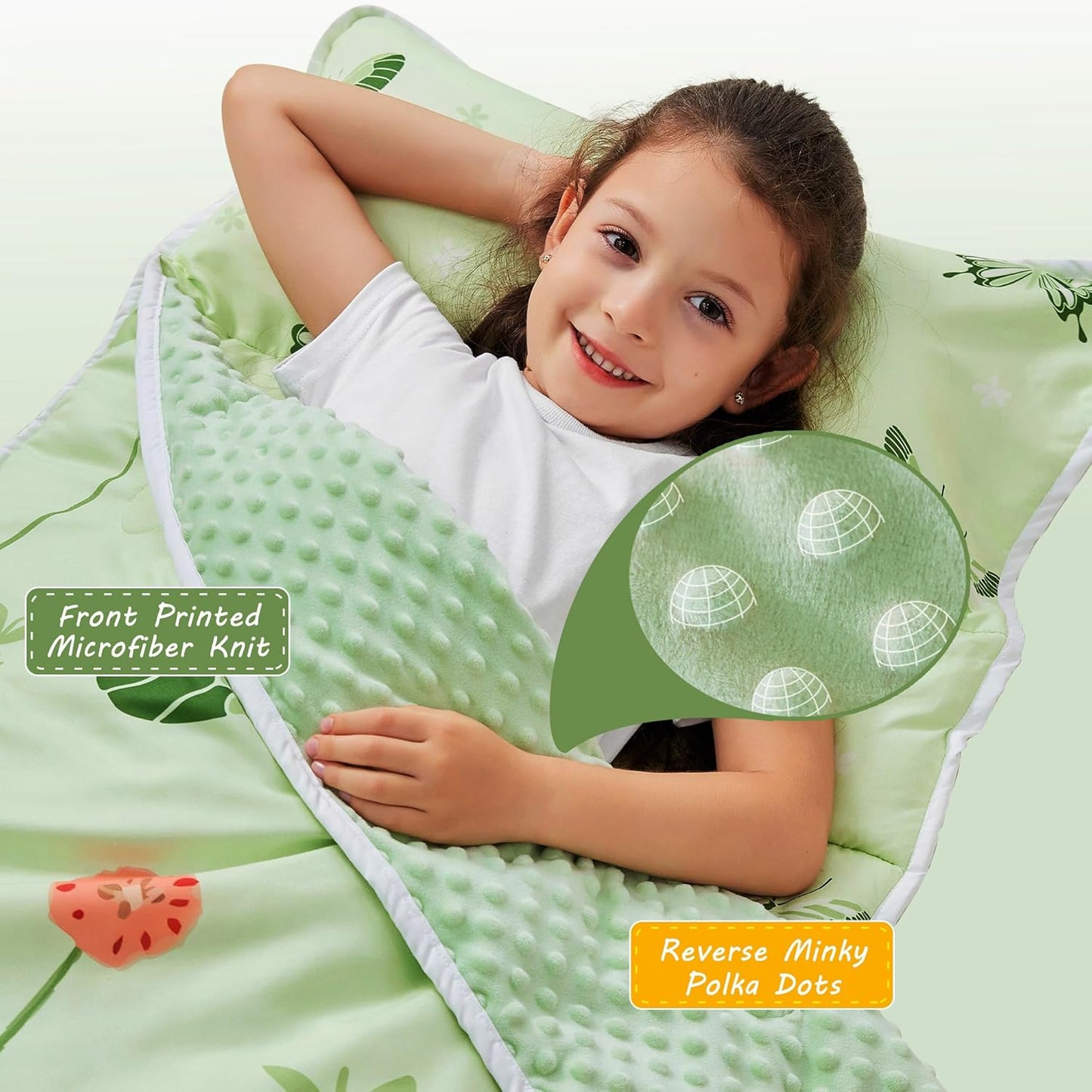 Butterfly Printed Kid Nap Mat