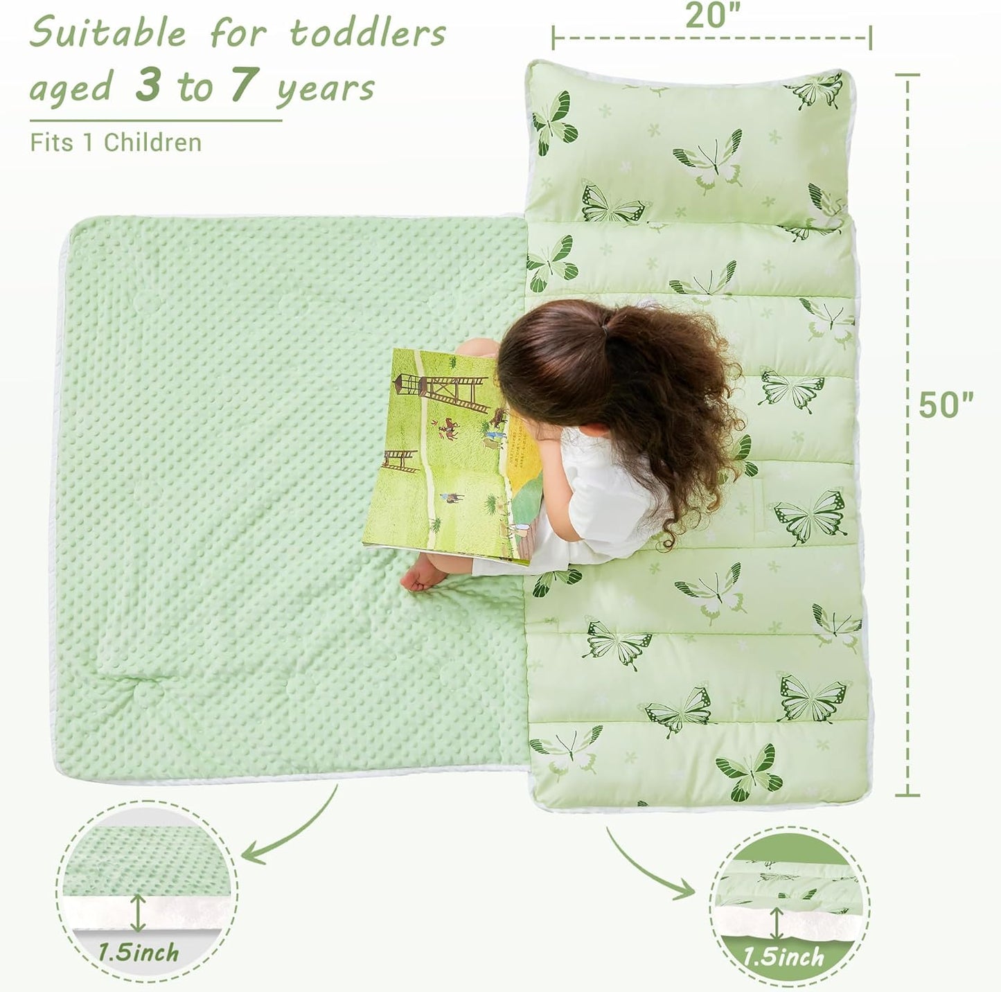 Butterfly Printed Kid Nap Mat