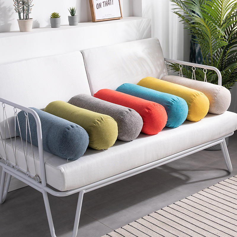 Solid Neck Tube Bolster Yoga Pillows