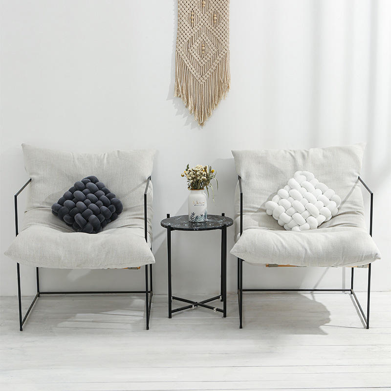 Solid Knot Design Square Decorative Pillows & Cushions