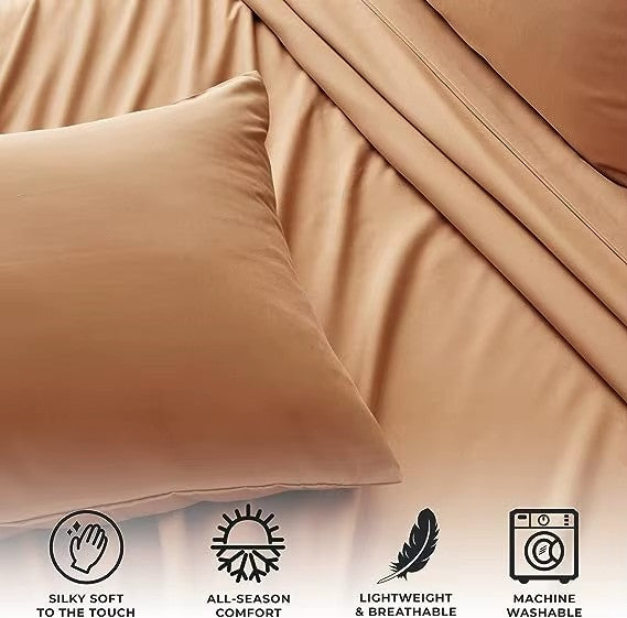 4-Piece Luxury Bamboo Sheet Set