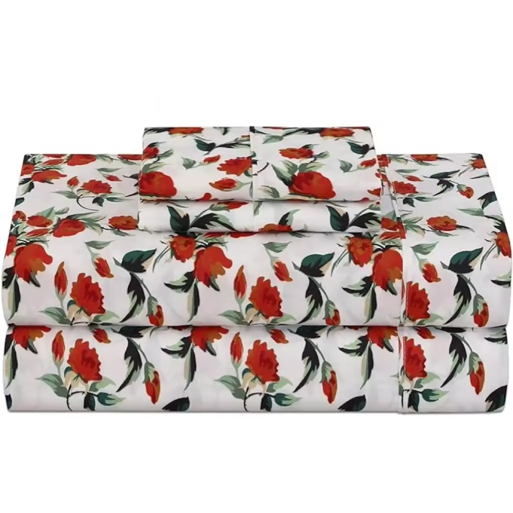 New Design Hotel Luxury Four Piece Bed Sheet Set