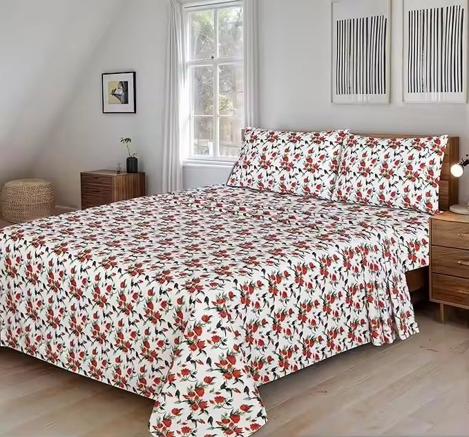 New Design Hotel Luxury Four Piece Bed Sheet Set
