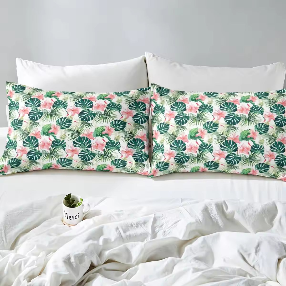 Custom Flower Floral Queen Size Kids Bed Sheets Set