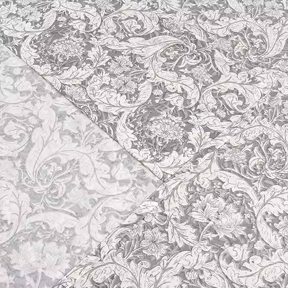 Cotton Plant Leaves Floral Printed Bed Sheets Set
