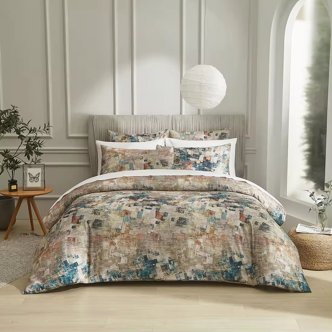 Digital 5D Printing 90gsm Polyester Pillowcase Comforter Sets