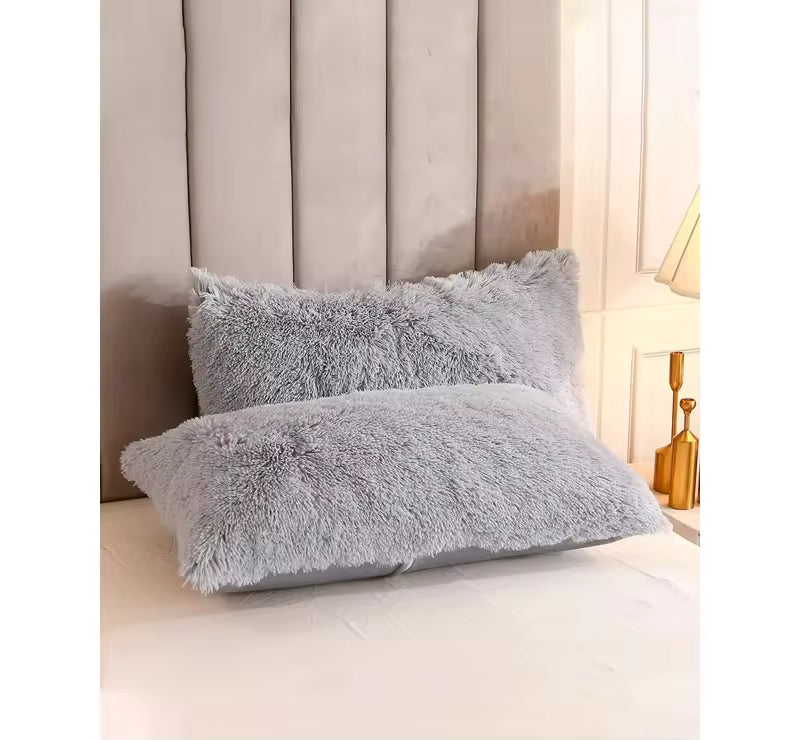 Plush Rainbow Color Fluffy Comforter Sets