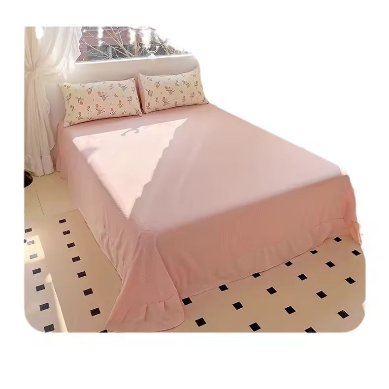 Cute Jacquard Washed Bubble Gauze Comforter Sets