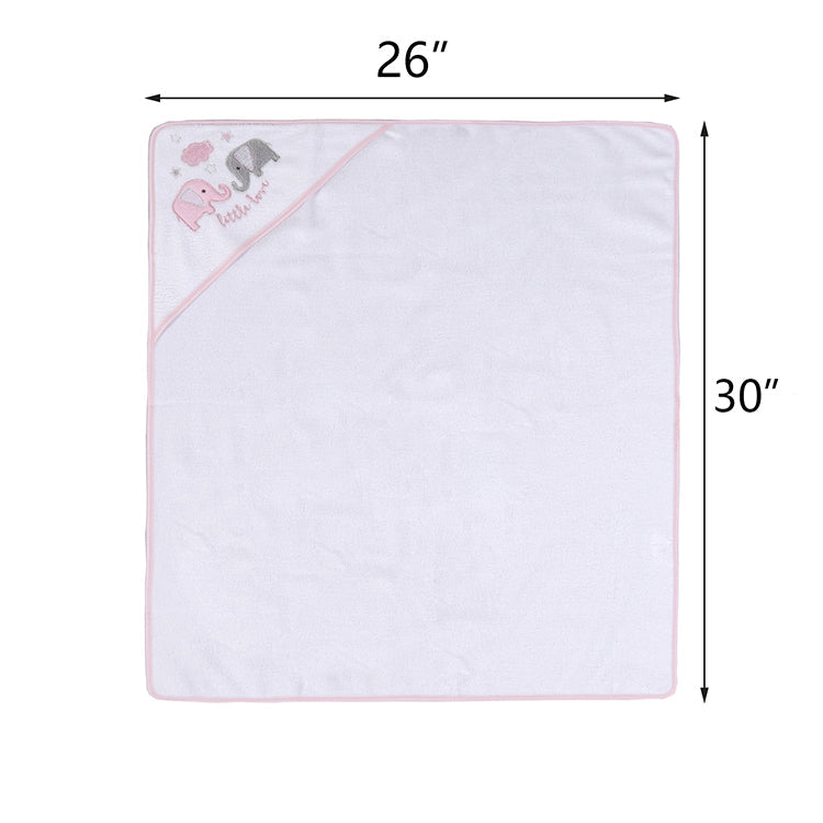 6 Piece Baby Hooded Towel and Washcloth Set
