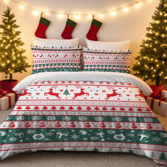 Custom Christmas Microfiber Comforter Sets