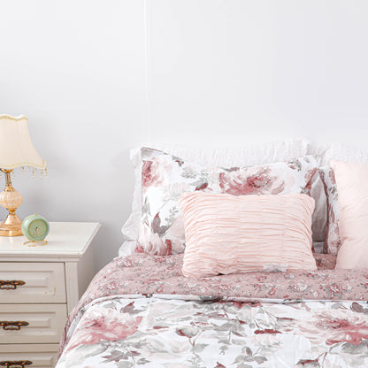 Luxury Six-piece Embroidered Comforter Sets