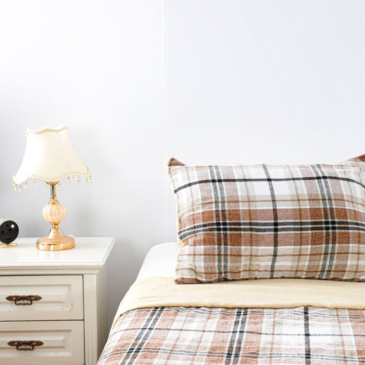 Fresh Design Plaid Print Comforter Sets