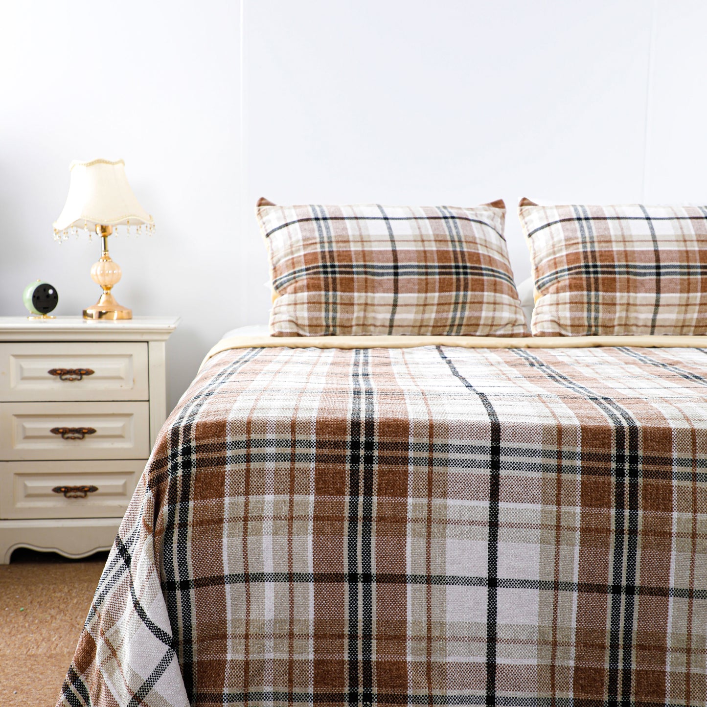 Fresh Design Plaid Print Comforter Sets