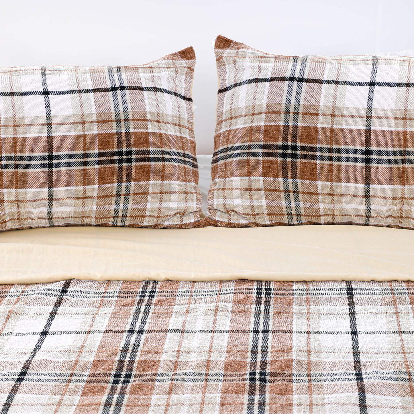 Fresh Design Plaid Print Comforter Sets