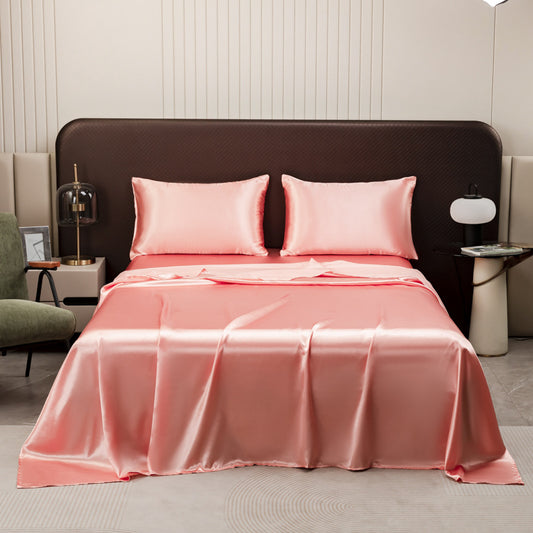 Luxurious Woven Microfiber Bed Sheet Set