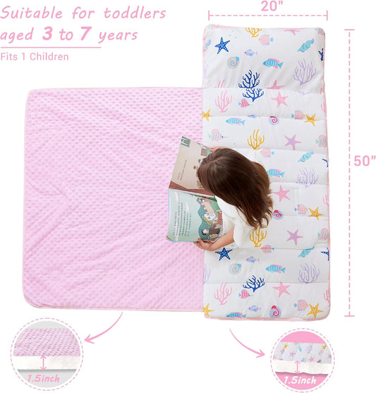 Mermaid Printed Kid Nap Mat