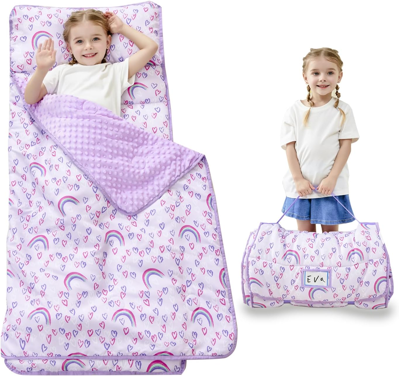 Rainbow Printed Kid Nap Mat