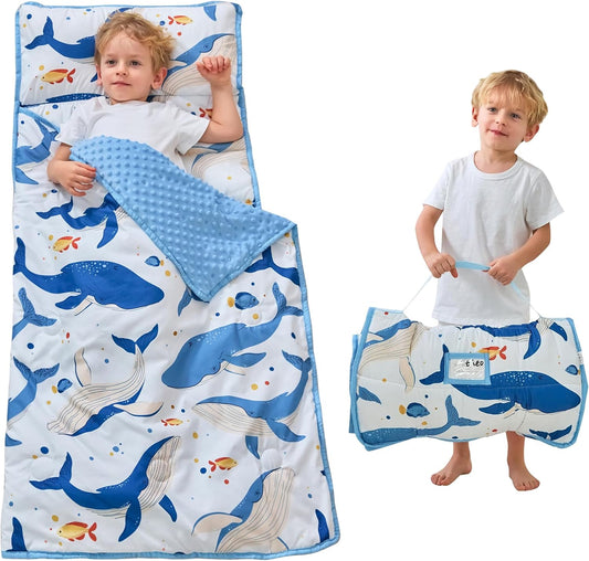 Whale Printed Kid Nap Mat