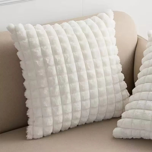 Simple Solid Color Square Pillows