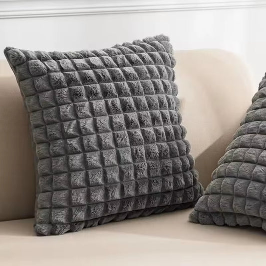 Simple Solid Color Square Pillows