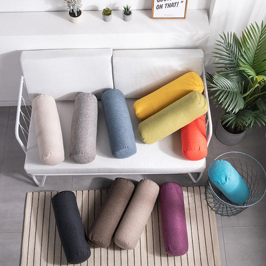 Solid Neck Tube Bolster Yoga Pillows