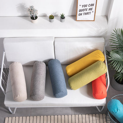 Solid Neck Tube Bolster Yoga Pillows