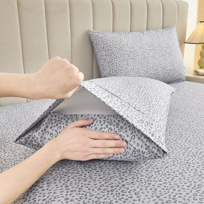 Luxury 3 Piece Leopard Printed Sheet Set