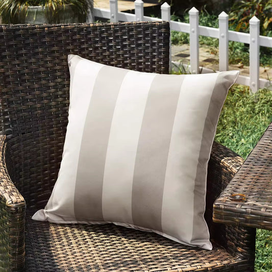 Outdoor Waterproof Stripe Pillows