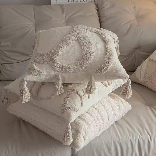 Light Luxury Fringe Sofa Pillows