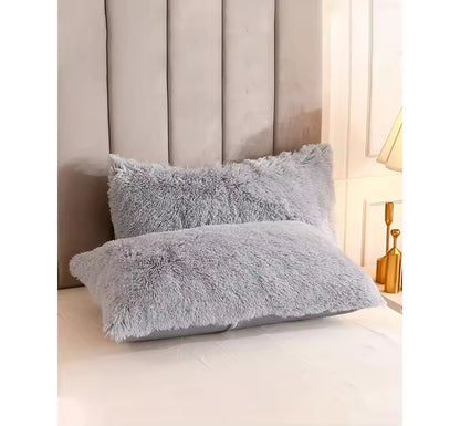 Plush Rainbow Color Fluffy Comforter Sets