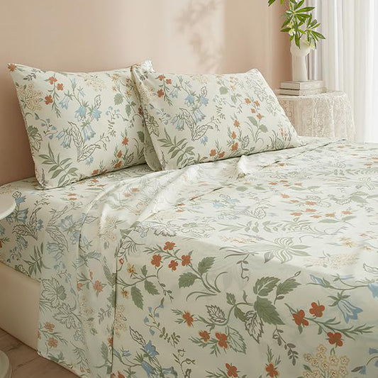 Printed Bedding Set Hotel/Home/Wedding Bed Sheet Set