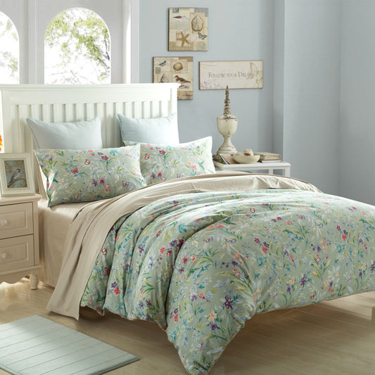 Custom Twill Botanical Duvet Cover Comforter Sets