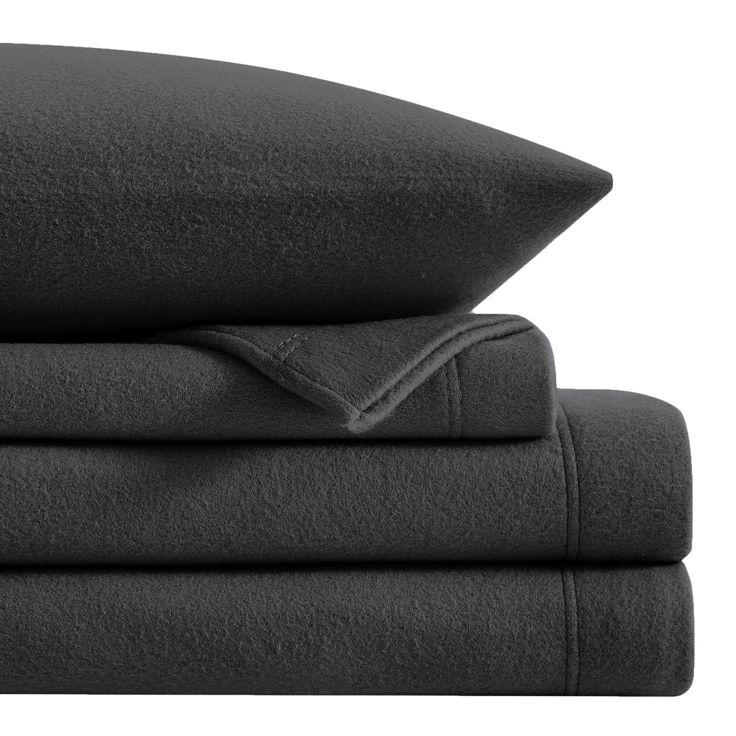 Plush Micro Fleece Full Bed Sheet Set